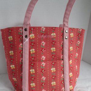 Longaberger Homestead Small Floral Purse/Tote.
